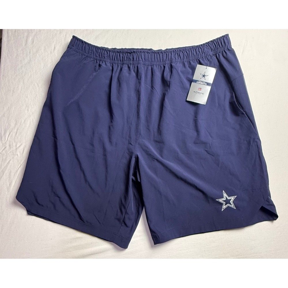 Dallas Cowboys Authentic Mens Navy Athletic Training Shorts XL DC98066MU-2514